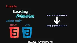 ASMR: No Talking ||  Loading Animation - HTML, CSS short tutorial #html #css #asmr #asmrprogramming