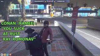 Ray Pings Conan (Ramee) After Robbing Jewellery Store | NoPixel GTA RP