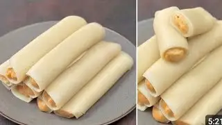 গুঁড়ো দুধের ক্ষীরসায় পাটিসাপটা পিঠা রেসিপি।। Bengali patishapta pitha recipe.