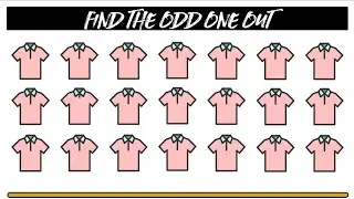 ODD ONE OUT GAME #4 Clothes | Time to test your attention to details. Can you spot the odd one out?