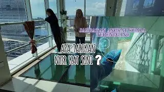 JAMBATAN ANGKAT KUALA TERENGGANU TAK BERANI PIJAK JAMBATAN KACA TU TAKUT RETAK SERIBU | VIEW CANTIK😍