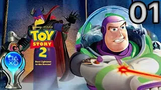 Toy Story 2: Buzz Lightyear to the Rescue ★ 100% Platin Walkthrough Stream 01 ★ PS5 Gameplay Deutsch