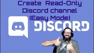 Create  Read-Only Discord channel (Easy Mode)