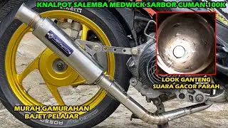 Nyobain Knalpot Viral Salemba Medwick Saringan Bor Boran 100k Di Motor Beat Std Kirian Goib