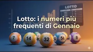 I 10 numeri pi&ugrave; frequenti di Gennaio &ndash; Analisi statistica del Lotto