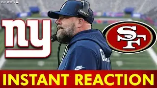 The New York Giants Are Losers From Top To Bottom | INSTANT REACTION Giants vs. 49ers