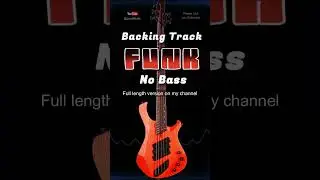 Backing Track No Bass FUNK 𝄢🎸 #backingtrack