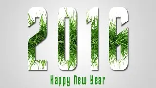 How to Make New Year Greeting Card in Photoshop