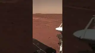 Mars - Tianwen-1 mission - This photo taken by the Zhurong rover #shorts