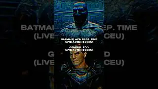 Batman (Prep Time | DCEU) Vs. General Zod (Live Action | DCEU) | Battle | #dceu #batfleck #vsshorts