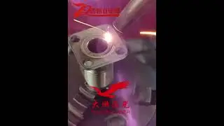 Four-axis automatic welding in a perfect circle #laserwelding #welding #laserweldingmachine