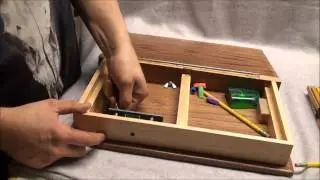 Wooden book art box