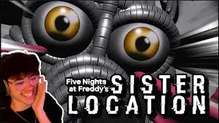 funny moments with friends in fnaf co-op sister location (FNAF CO-OP SISTER LOCATION [NIGHT 3]