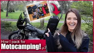 КАК Я СОБИРАЮСЬ В МОТОКЕМПИНГ. Часть 2! // Как я упаковываю свой Harley Davidson в поход