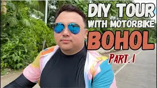 BOHOL VLOG 2024 | DIY TOUR with MOTORBIKE in BOHOL | HINAGDANAN CAVE + NAPALING REEF | Part 1:2