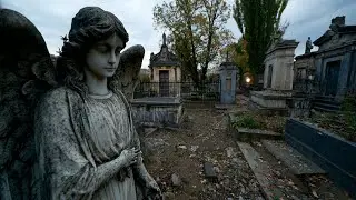 Best Cemetery Sculptures | Gothic architecture with a great playlist #coldwave #darkwave