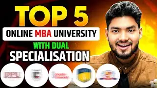 Top 5 Online MBA Universities 💥 Fees, Placement & Dual Specialisation Explained!