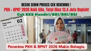 BANSOS 2026 MEROKET GILA GILAAN! PKH + BPNT Bisa Sampai 13,4 Juta, Cair Senin di KKS MandiriBRIBNIBS