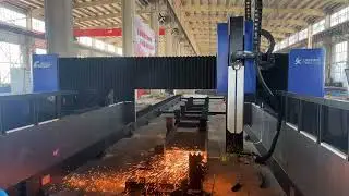 H Beam C Channel Angle Steel Laser Cutting Machine
