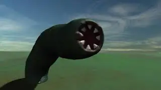 Giant killer alien space pickle