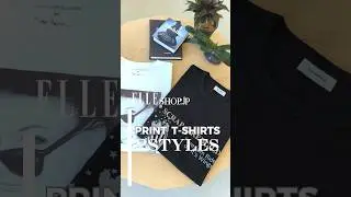 【THE RERACS】【COUTURE D'ADAM】プリントTシャツ　ELLE SHOP　 #ファッション #fashion