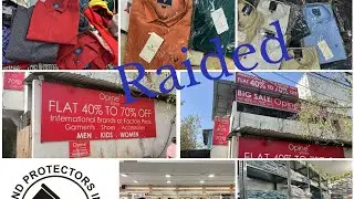 Live #Brand #Protection #Raid M/S #Opine #Stores #Delhi #Duplicate #AllenSolly #BrandProtectorsIndia