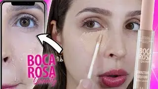 TESTEI o CORRETIVO da BOCA ROSA: RESISTE a ÁGUA? CRAQUELA? | Julia Tedesco