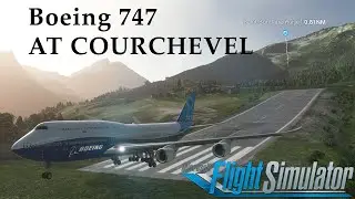 Epic take off at Courchevel! Boeing 747 🛬 Microsoft Flight Simulator 2020