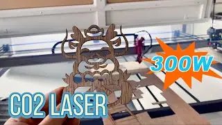 300W CO2 Laser Cutting Machine for Wood - RedShift Laser
