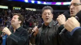 ACOUSTIX Quartet National Anthem for Dallas Mavericks - January 2010