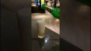 Pouring refreshing beer