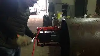 Демонстрация машины для снятия фаски ,кромкорез  РИДЖИД (Ridgid) B-500