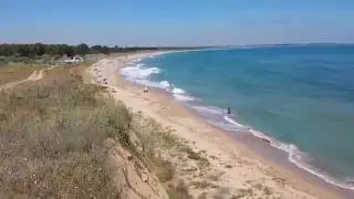 Walking on the beach from Durankulak to Shabla
