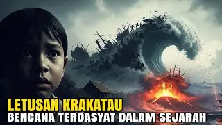 Letusan hingga tsunami KRAKATAU 1883- Menyebabkan bencana global #krakatau #krakatoa #tsunami 