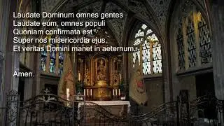 'Laudate Dominum ' (K.339) by W. A. Mozart - Tenor ver.