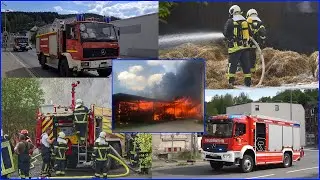 [GROẞBRAND im VOGTLAND] 7 Feuerwehren! | FF Markneukirchen, Auerbach & Klingenthal | Einsatzfahrten