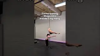 How to transition into the pole move Inside Leg Hang// pole dance tutorial #poledance #polesport