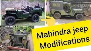 mahindra jeep modify like willys/modified jeep/patch work /sudus custom