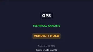 GPS (GPSUSDT) Signal | Buy or Sell | GPS Technical Analysis September 08, 2025