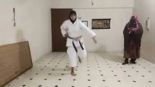 Karate weekly practice (session 264) DIfferent direction attack & defence 