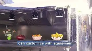 Mobile Food Truck Trailer Fully Equipped Kitchen Catering Concession Trailers Event Vending