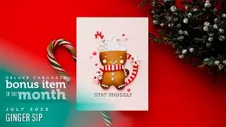 Spellbinders July 2025 Deluxe Caboodle Bonus Item - Ginger Sip