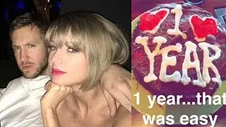 Taylor Swift & Calvin Harris Celebrate One Year Anniversary