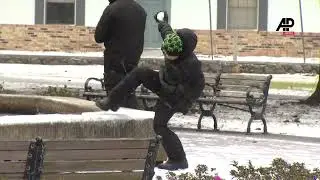Rare snow blankets parts of Florida amidst Arctic blast