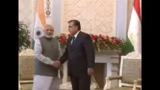 PM Modi meets President Emomali Rahmon of Tajikistan | PMO