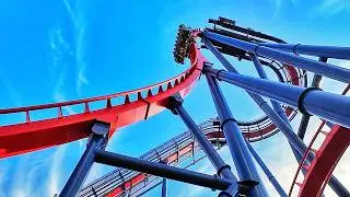 Падение с высоты 195 футов и безумное погружение! SheiKra 4K POV в Busch Gardens Tampa Bay