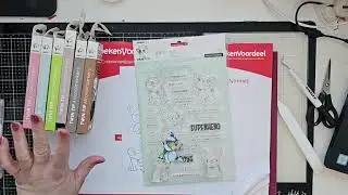Creatieve live met Barbara  - Postzegelkaart Superhero