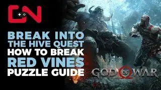 God of War Alfheim Puzzle Remove Red Vines & Break Into The Hive Quest