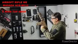 WE AIRSOFT MASADA ACR M-010 GBBR RIFLE