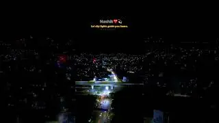 nashik city drone view nashik city video night